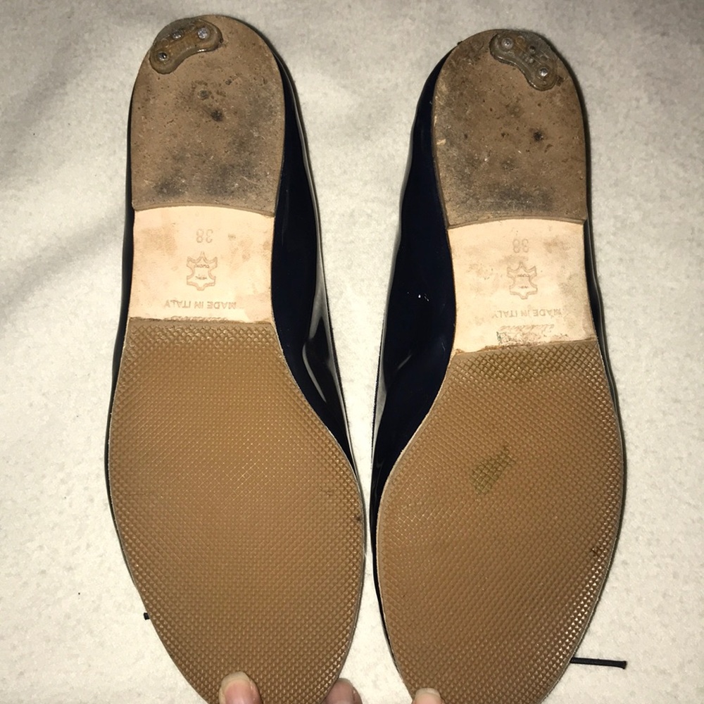 Anniel navy patent leather ballet flat - Picture 6 of 7